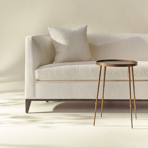 Conversation Sofa – Ivory Bouclé - Main Image